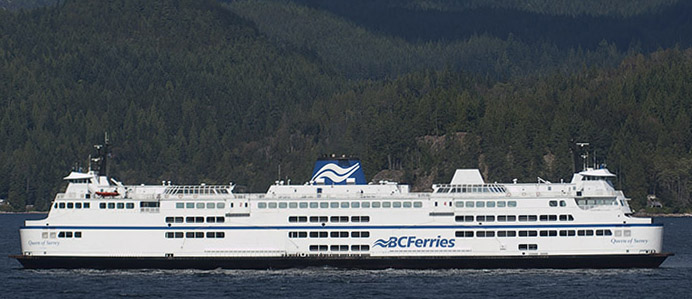 The Queen of Surrey a vessel of BC Ferries