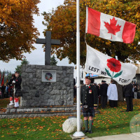 Sechelt Remembrance Day Ceremony - Less we Forget