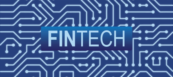 Graphical example of financial technology or FinTech.